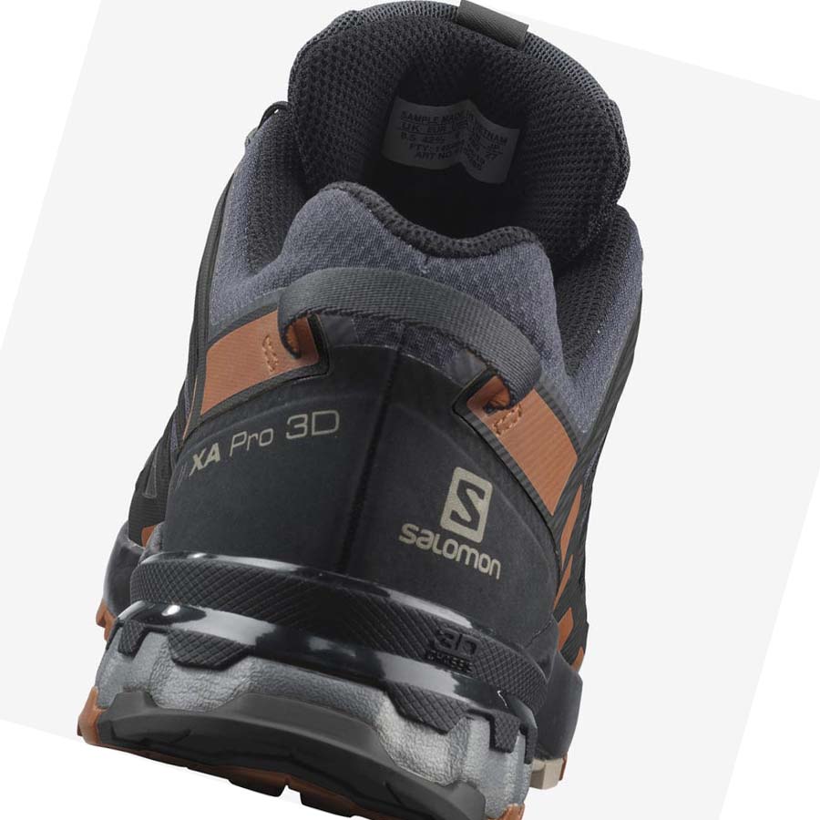 Salomon XA PRO 3D v8 GORE-TEX Erkek Patika Koşu Ayakkabısı Gümüş | TR 3508CTV